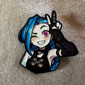 Jinx from League of Legends/Arcane enamel pin